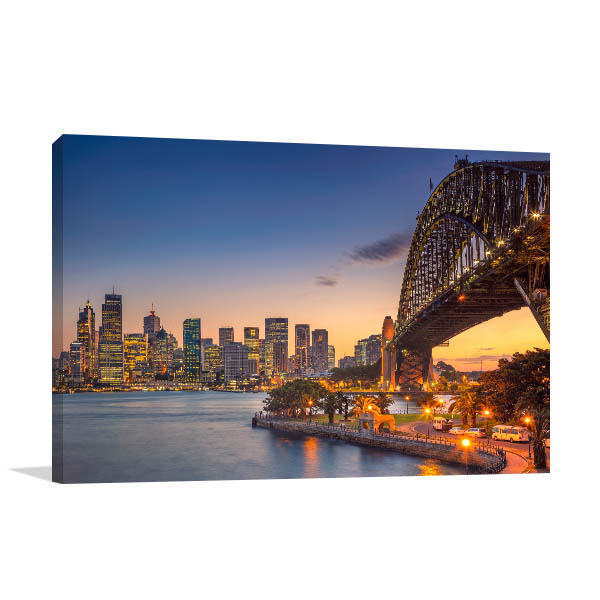 Sydney Harbour Bridge Art Print Óâ Ready To Hang Canvas